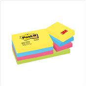 Notes POST-IT Energie 38 x 51 mm - Coloris assortis - Le lot de 12 blocs