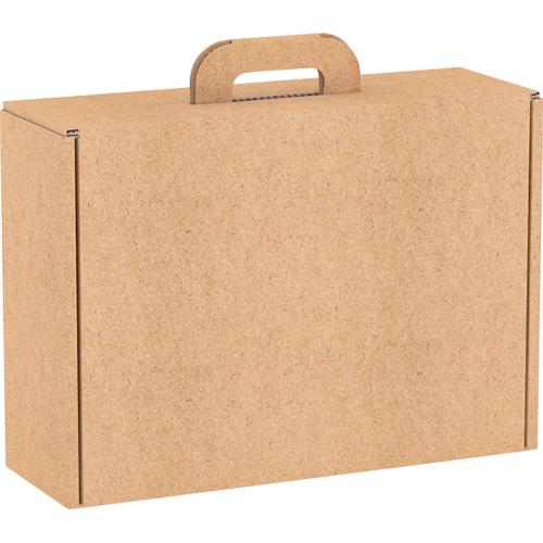 Valisette carton kraft rectangle 34.2 x 25 x 11.5