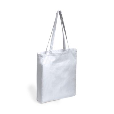 Sac shopping à soufflet et anses longues LAKOUS 100% coton 105g/m2