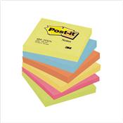 Notes POST-IT Energie 76 x 76 mm - Coloris assortis - Le lot de 6 blocs