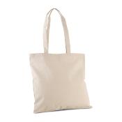 Sac shopping  anses longues VEGAN 100% coton BIO 310g/m