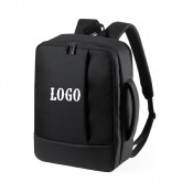 Sac  dos porte-documents HURKON en similicuir / 300D