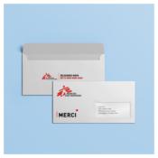 Enveloppes personnalisées auto-adhésives - 110 x 220 mm