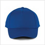 Casquette en coton 5 panneaux Royal