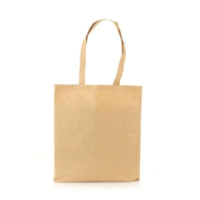 Sac shopping à anses longues BIOSAFE en fibres naturelles 115g/m²