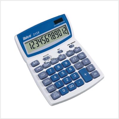 Calculatrice de bureau IBICO 212X - 12 chiffres