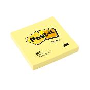 Notes POST-IT 76 x 76 mm - Jaune - Le lot de 6 blocs