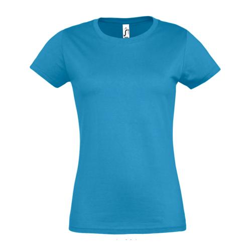 T-shirt col rond Femme IMPERIAL 100% coton semi-peigné 190g/m²