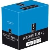 Sucre en buchette 4g - La boîte distributrice de 750 - 3kg