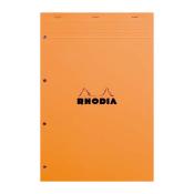 Bloc de bureau A4 RHODIA perfor - Lign & marg - Le lot de 2 blocs