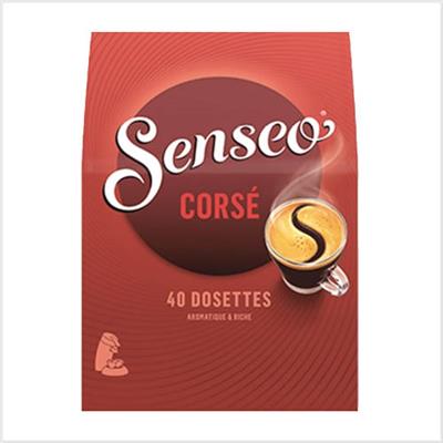 Café dosettes Senseo Corsé - Le sachet de 40