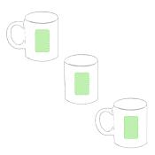 Mug en céramique LOUSA 35 cl spécial gravure laser