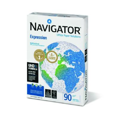 Papier Super blanc NAVIGATOR Expression A4 90g FSC - Le carton de 5 ramettes de 500 feuilles